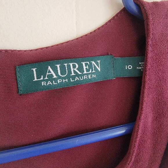 Ralph Lauren Suede Feel Bodycon Mini Dress - Picture 4 of 4